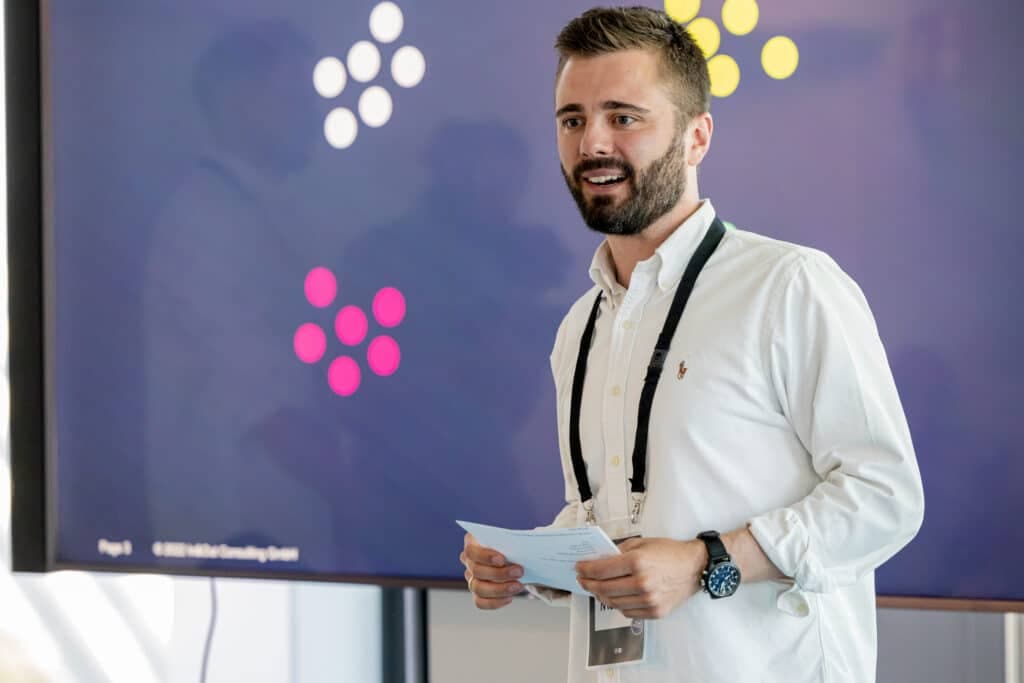 In&Out als Speaker auf einer Keynote