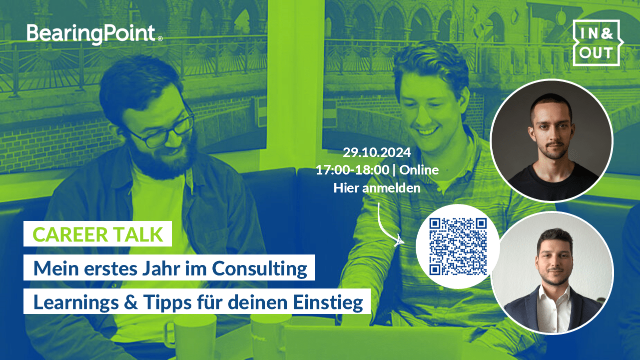 CAREER TALK Mein erstes Jahr im Consulting - Learnings & Tipps für deinen Einstieg